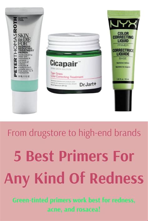 best primer for rosacea redness